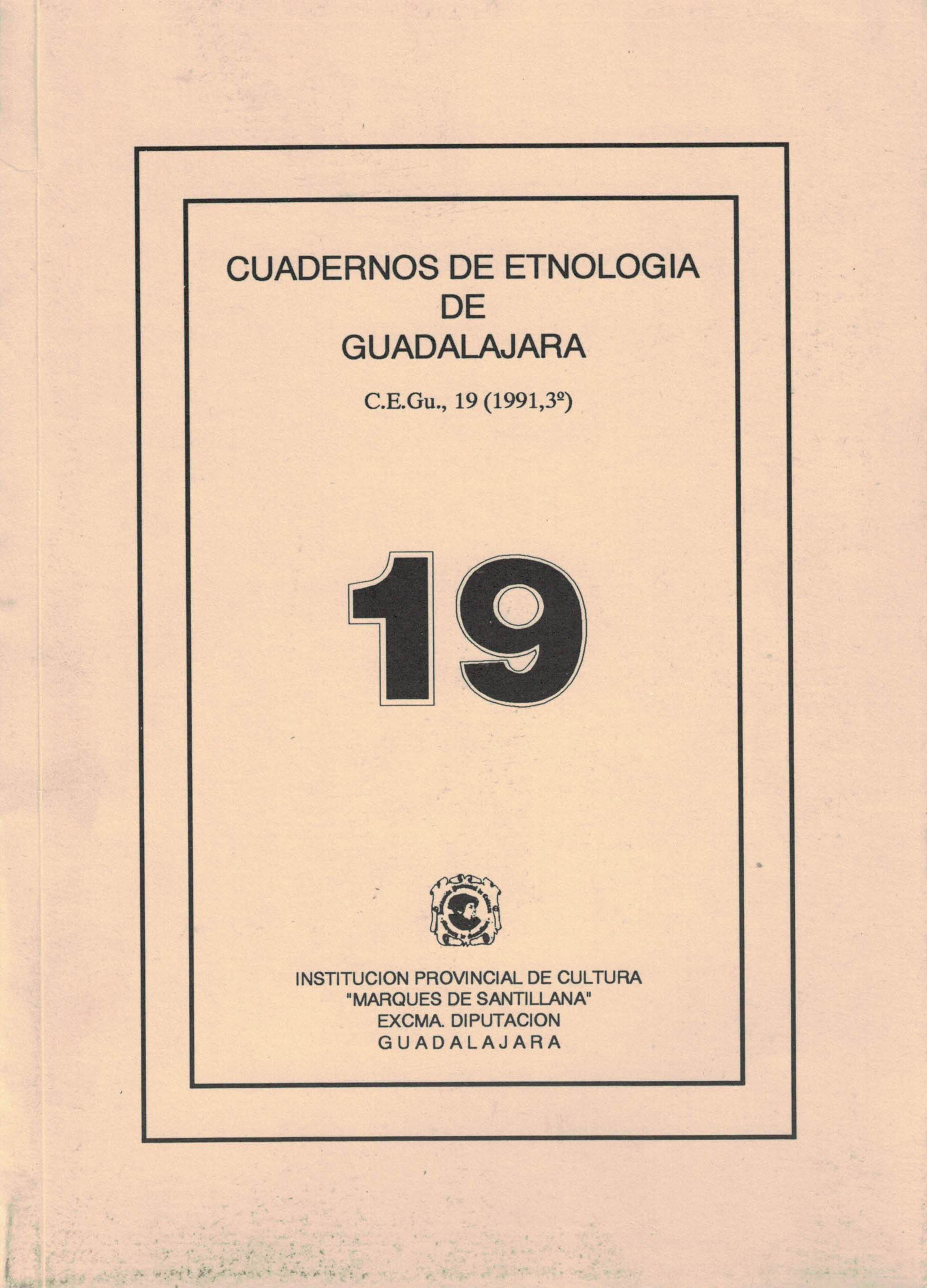 Cuadernos de Etnologia de Guadalajara 19
